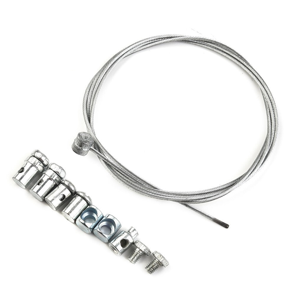 1 Set Metal Motorcycle Throttle Clutch  Brake Cable Repair Kit Replacement New