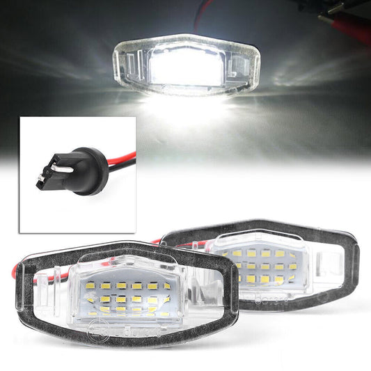 2pcs LED Tail License Light Lamp Fit for Honda for Civic VII4/5Door/VIII 2006-2015 Car