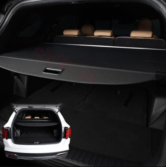Black Car Rear Trunk Cargo Luggage Shade Cover Fit for Kia Telluride 2020-2022