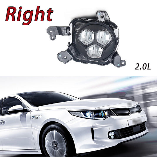 Right for Kia K5 Optima 2015-2018 LED Fog Lights Assembly Fog Lamp Grille