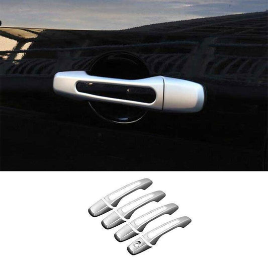 Exterior Side Door Handle Cover Trim 8PCS Fit for Ford Explorer 2016-2019 Silver
