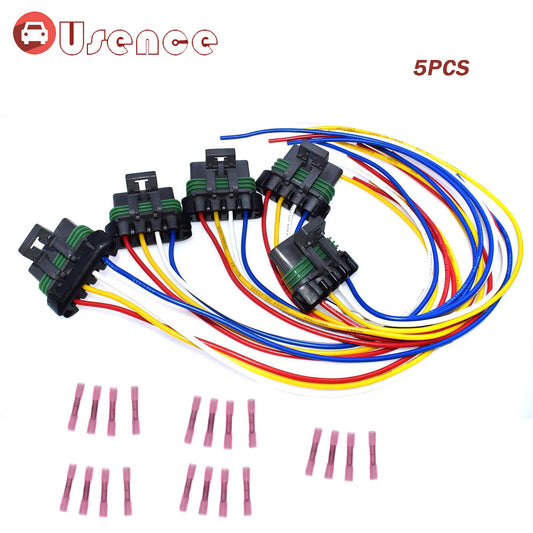 5X Blower Motor Resistor Connector Pigtail Harness PT1231 For Colorado for Canyon