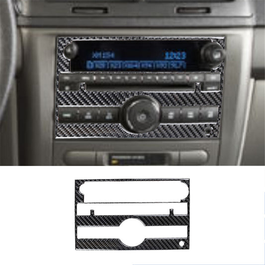 Carbon Fiber CD Player Panel Trim Cover for Chevrolet COBALT 2005-2010 Type-B