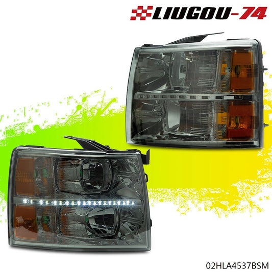 Replacement headlights for 2007-14 Silverado for Chevrolet 1500/2500/3500 models