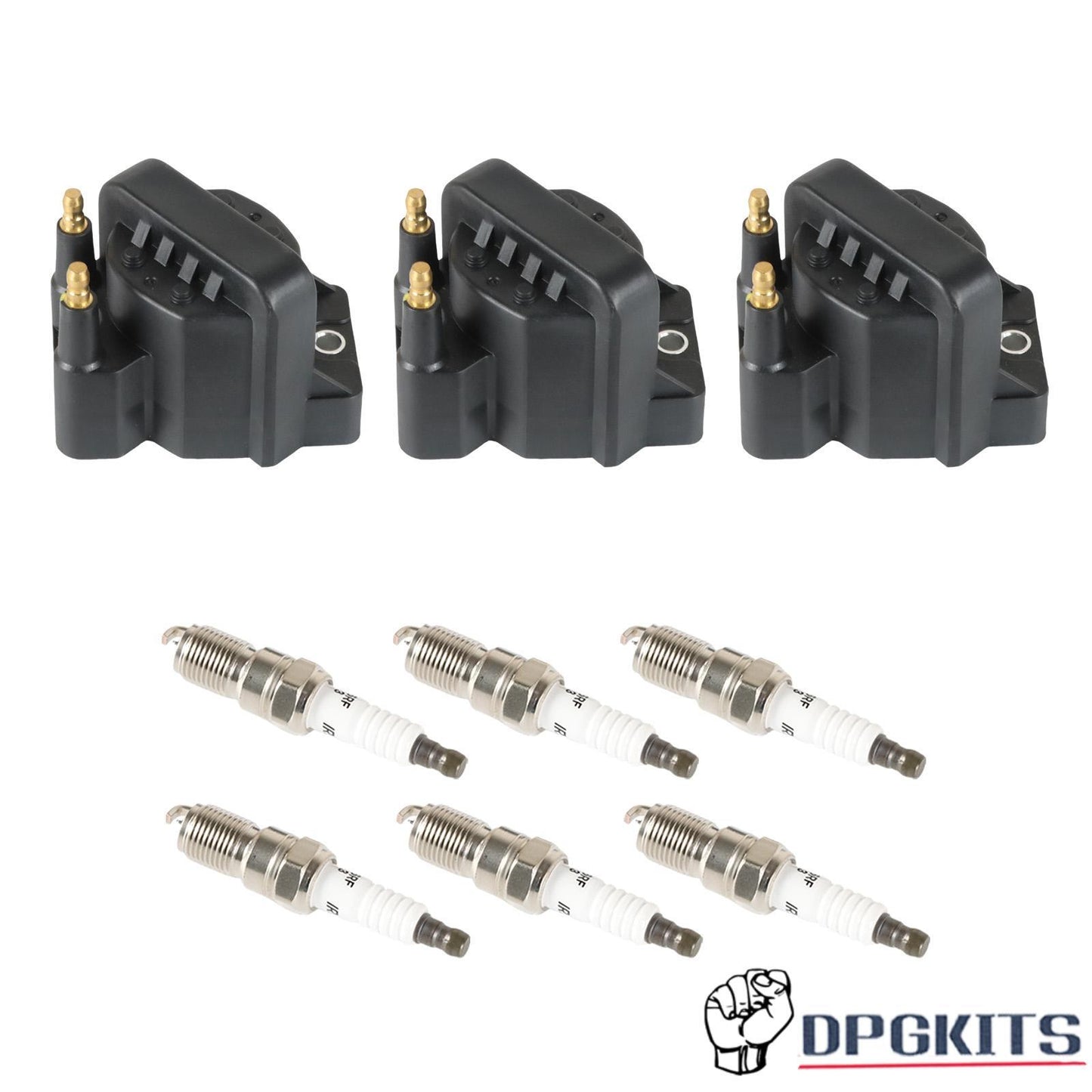 Ignition Coils + Iridium Spark Plug for Chevrolet Monte Carlo 2000-05 3.8L DR39