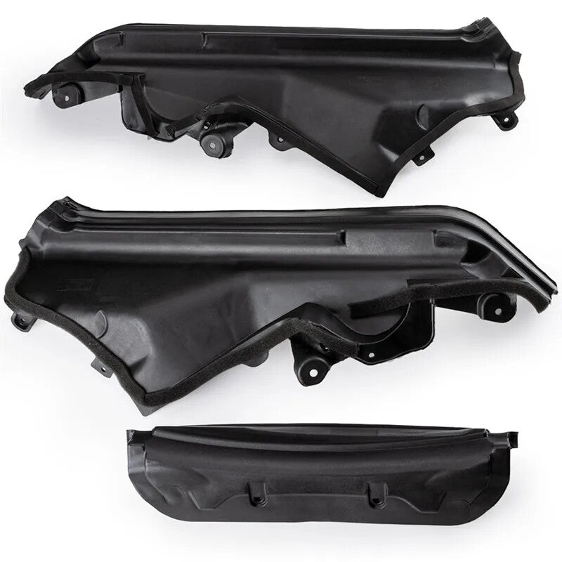 3Pcs Engine Upper Compartment Partition Panel 51717169419 for BMW X5 X6 E70