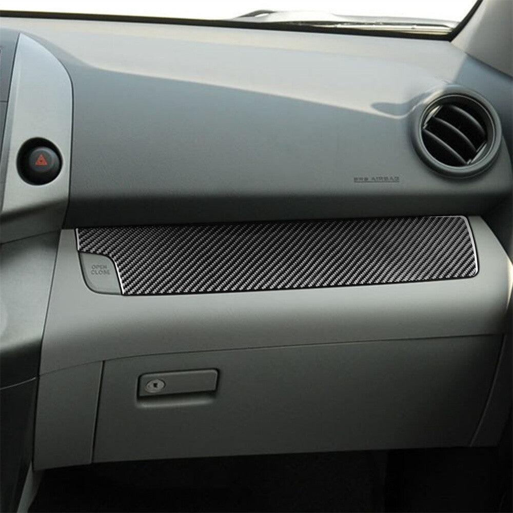 For Toyot@ RAV4 2006-12Carbon Fiber Center Console for Co -pilot Dashboard Panel Trim