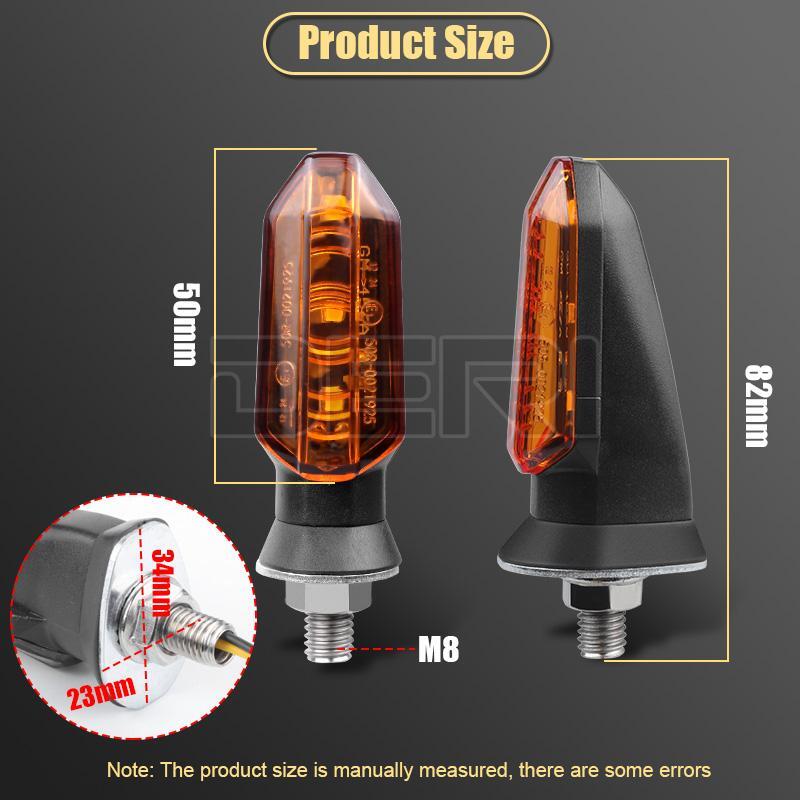 Motorcycle LED Turn Signal Indicator Blinker Light Fits for Honda for Suzuki for Yamaha