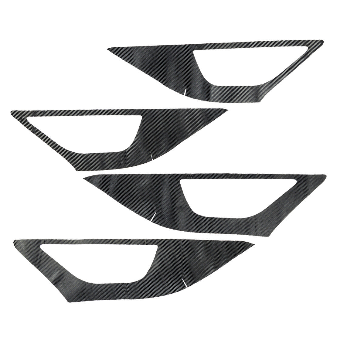 4x Interior Door Handle Bowl Cover Trim Decor Fit for Subaru Outback 2020-2022