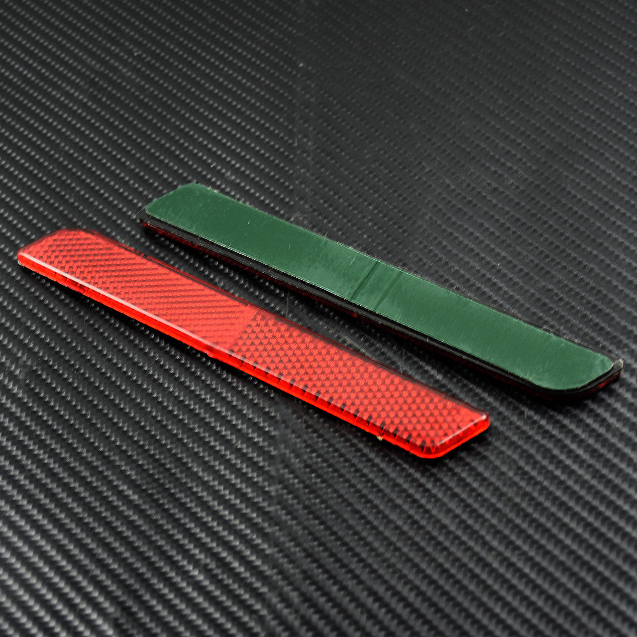 Red Reflector Saddlebag Latch Visibility Fit for Harley Touring FLT 1994-2013