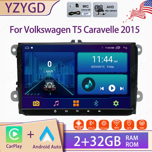 for Volkswagen T5 Caravelle 2015 Car Stereo Radio Carplay GPS Navi Screen WIFI