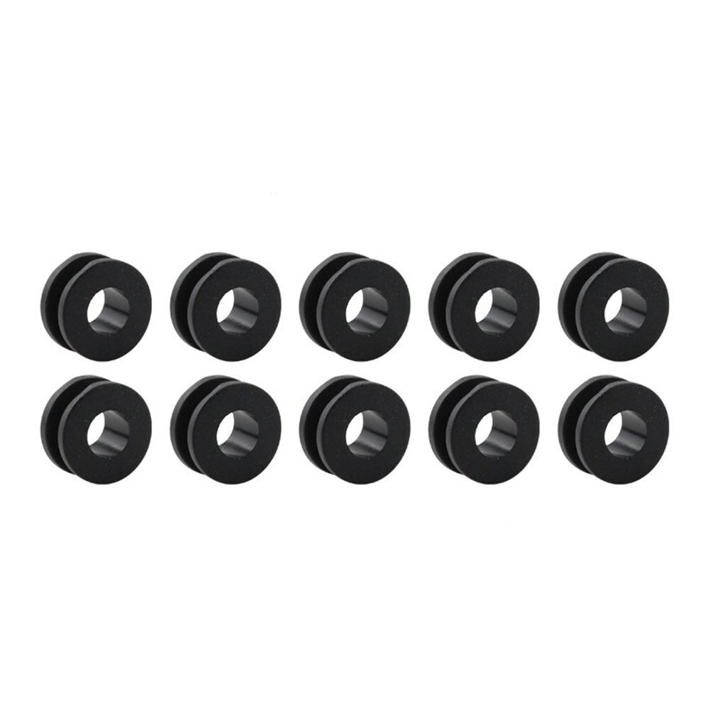 10x M6 Motorcycle Side Cover Rubber Grommets Gasket Fairings Parts Fit For
