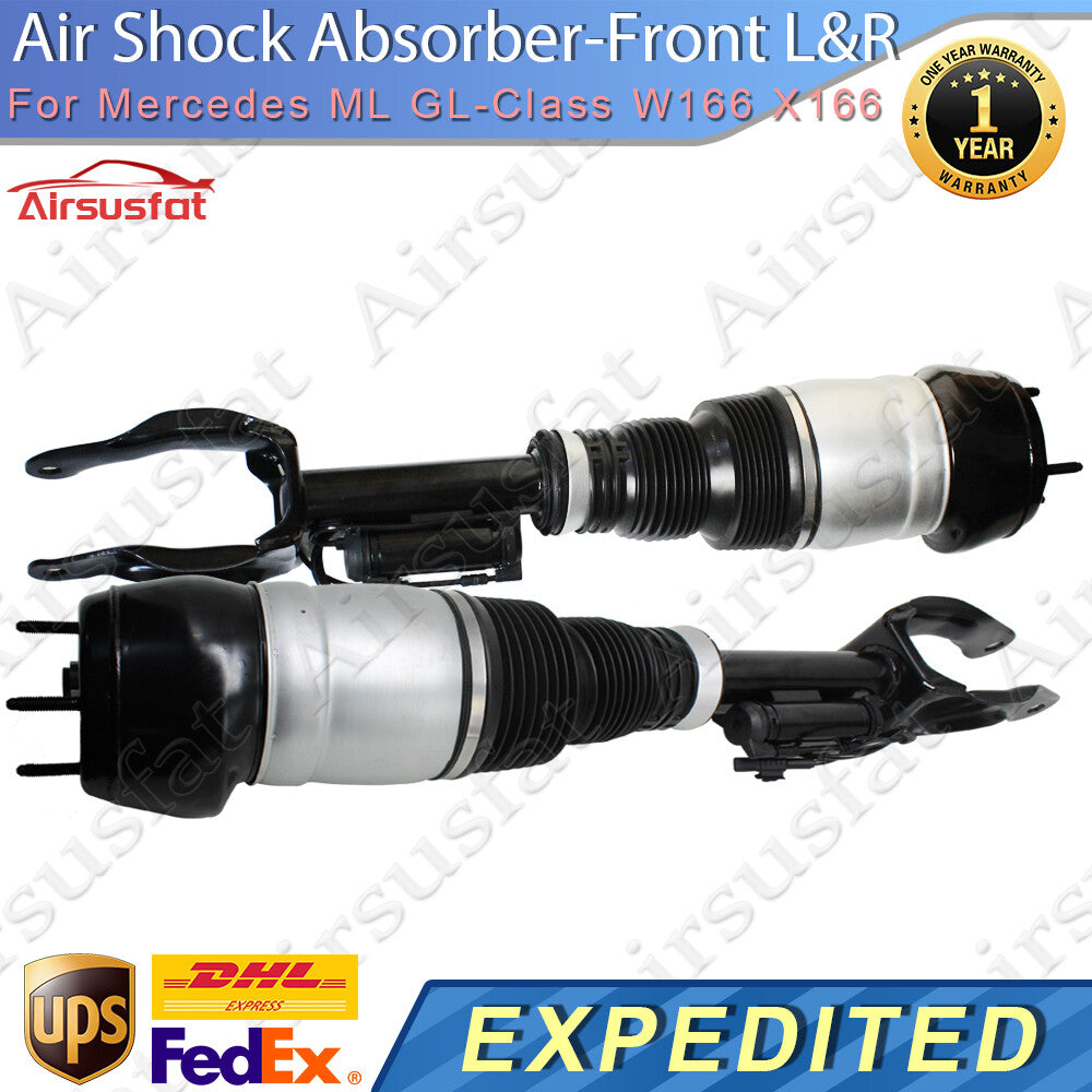 2x for Mercedes ML GL-Class W166 X166 Front LR Air Suspension Shock Strut w/ADS