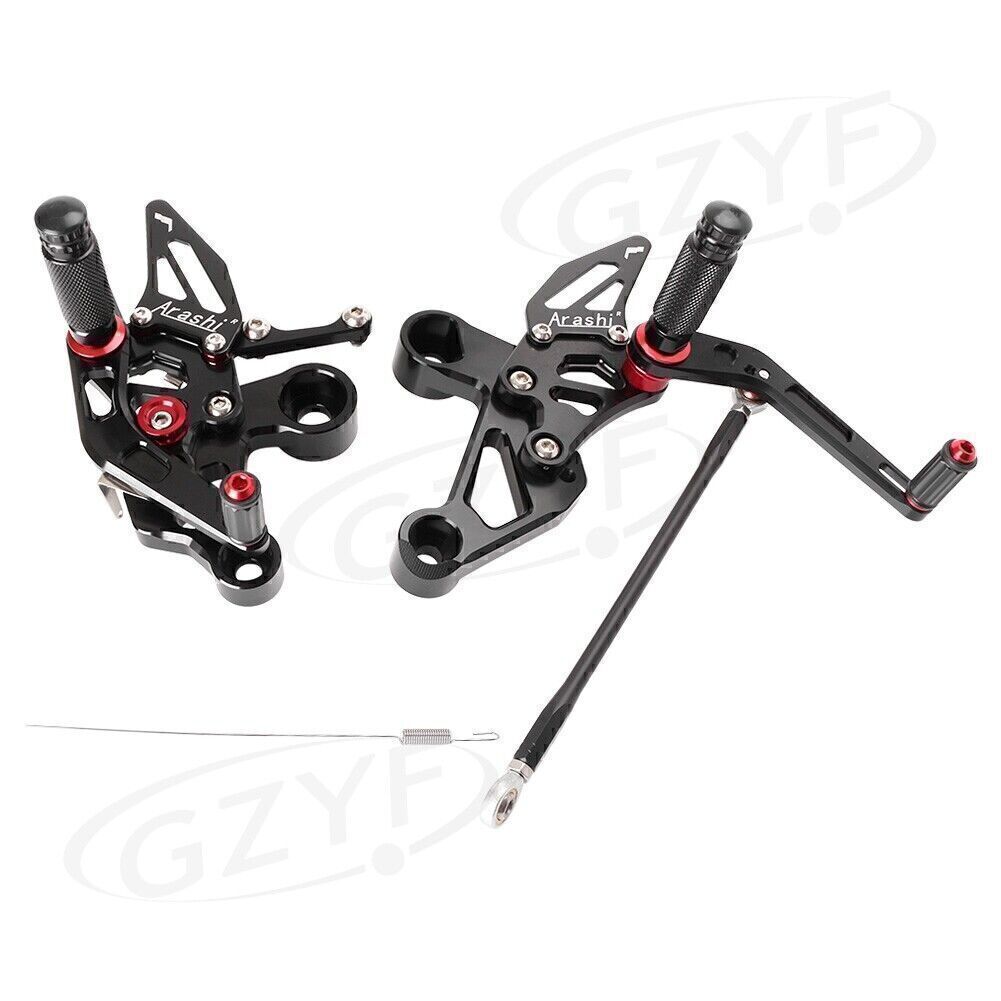 for Yamaha MT-09 FZ-09 2014 2015 2016 2017 Adjustable Rearset Footpegs Kit