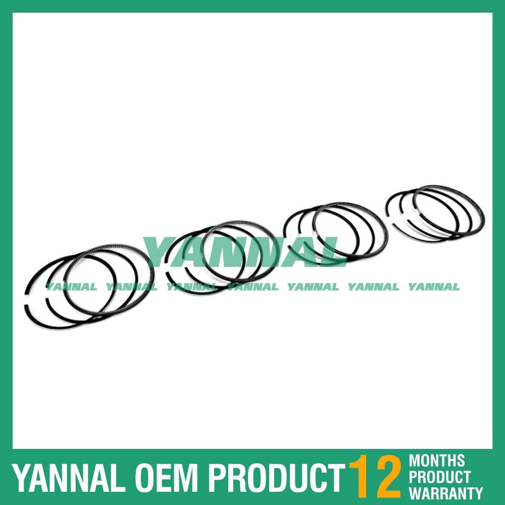 4 new S05D Piston Ring Kits (STD) for Hino Diesel Engines