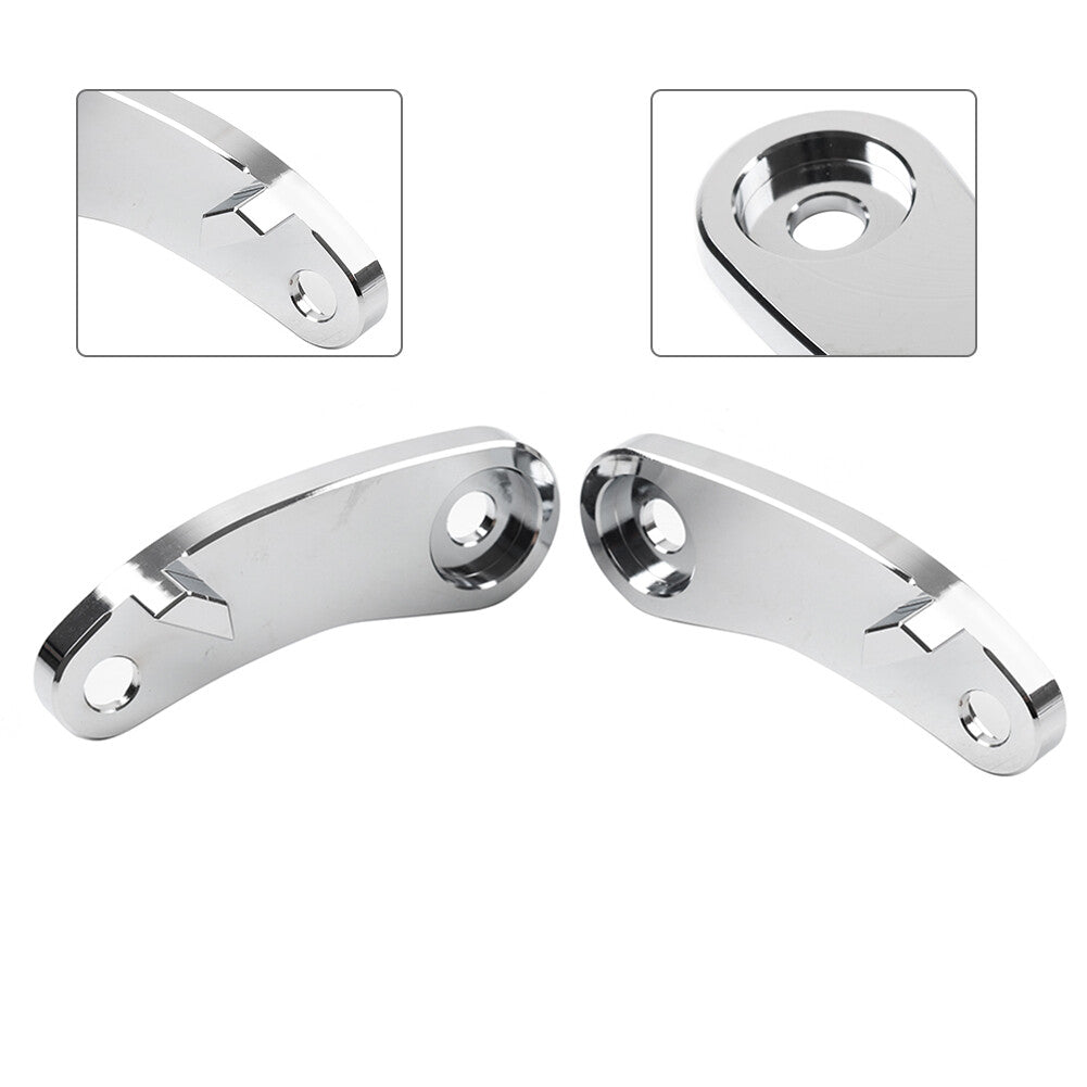 Turn Signal Mount Bracket Relocation Kit for Harley Softail Bad Boy Springer