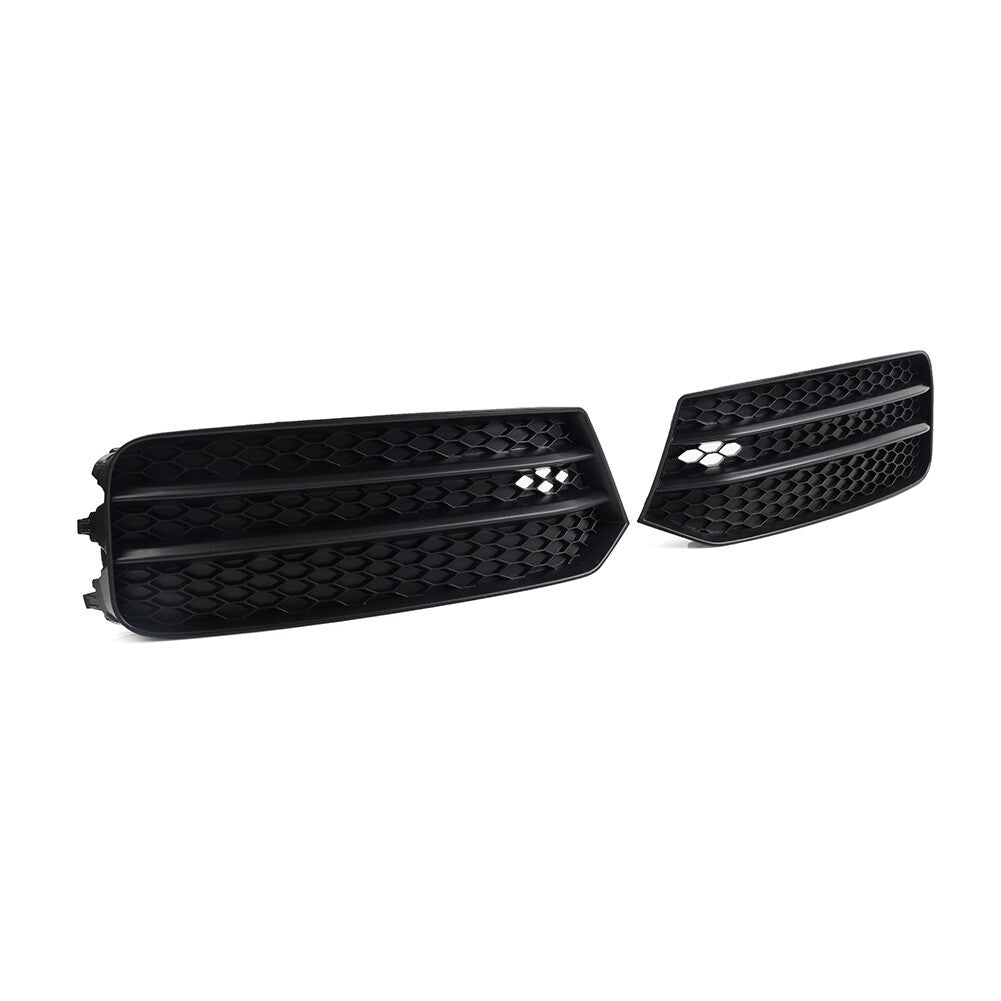 Imperforated Honeycomb Front Bumper Air Guide Grille Cover for Audi A1 2014-2018