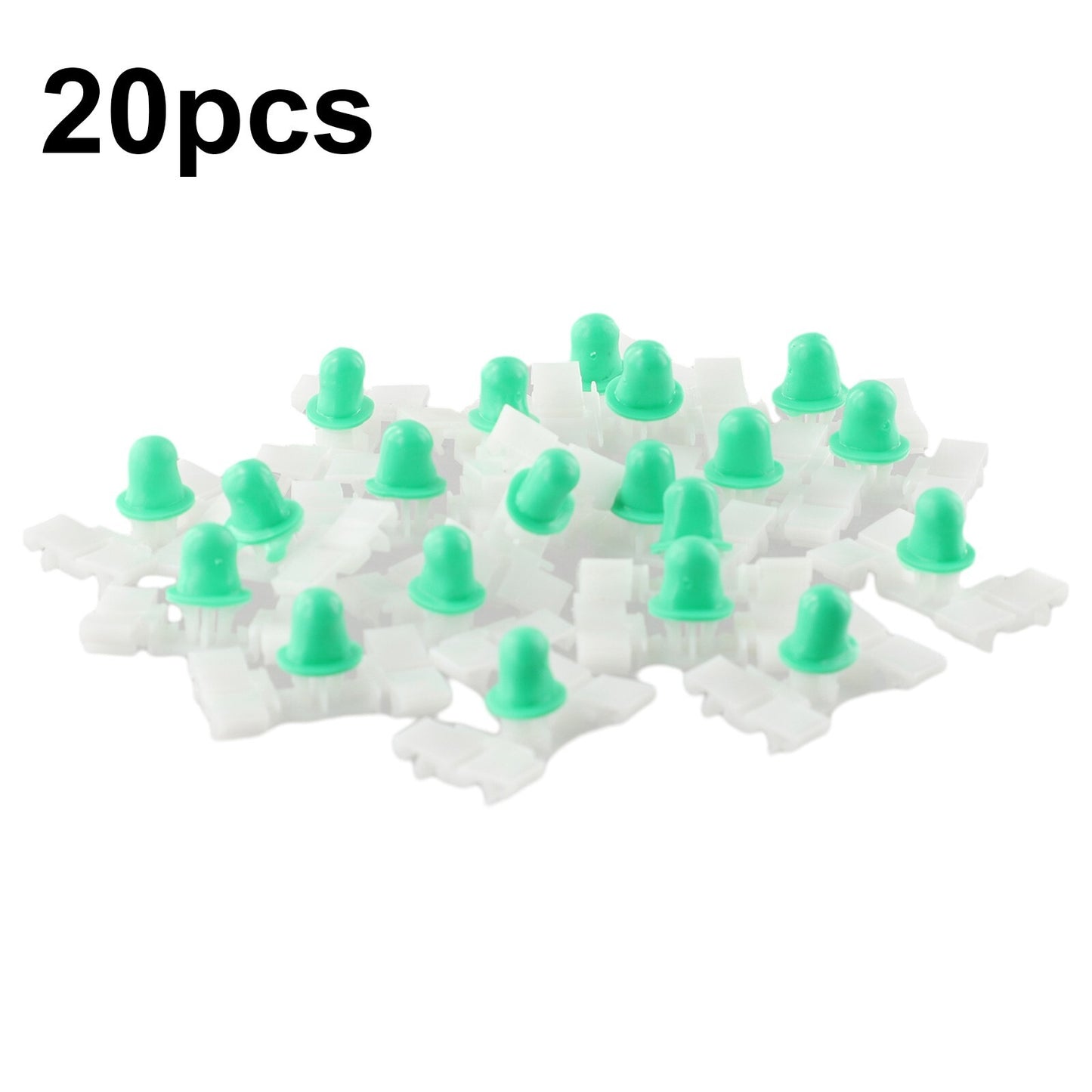 Molded decorative clips, 2-door and convertible 3-series, 35mm x 22mm, for E36 nylon.