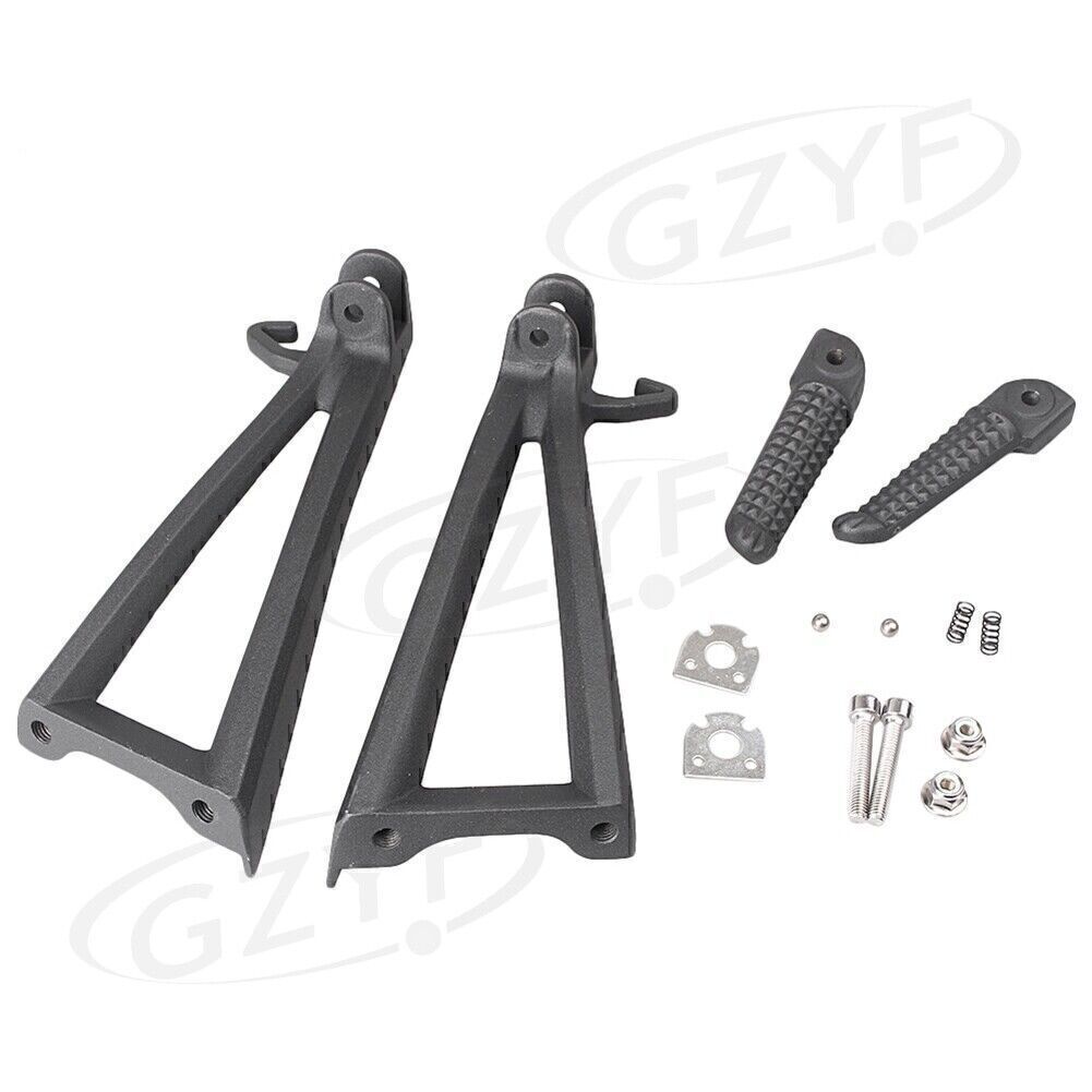 for Yamaha YZF R6 2006 - 2011 Rear Passenger Foot Peg Rest Bracket Kit Black UK