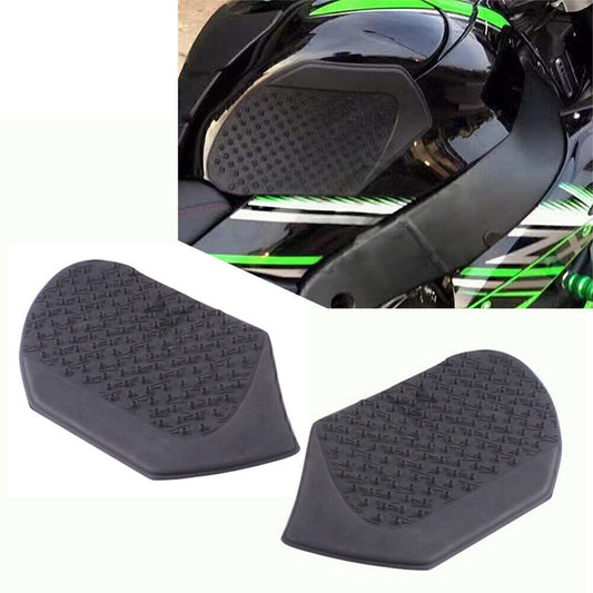 Black Traction Tank Pads Side Knee Grip Fit for Kawasaki ZX10R 2011-2014 2012