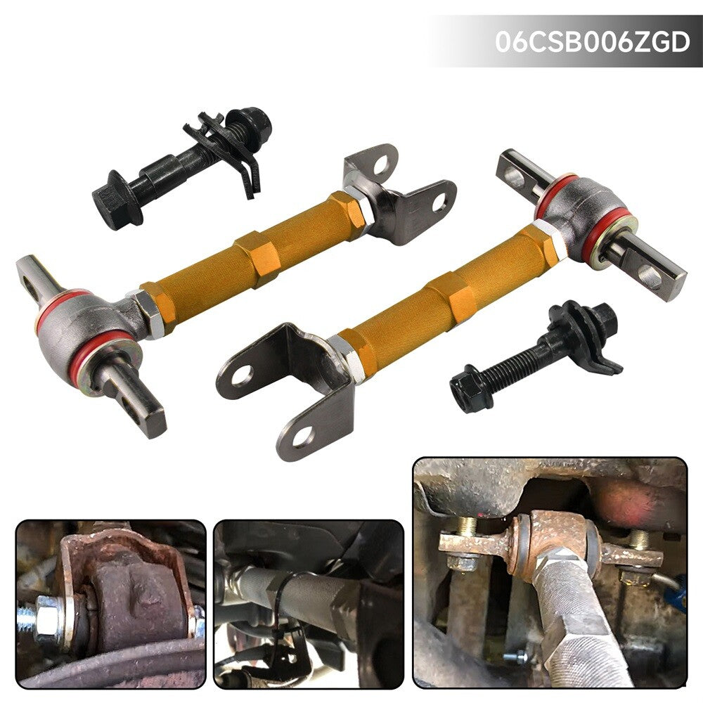 Rear Adjustable Camber Kit For 02-06 for Acura RSX 01-05 for Honda for Civic +Fittings Gold