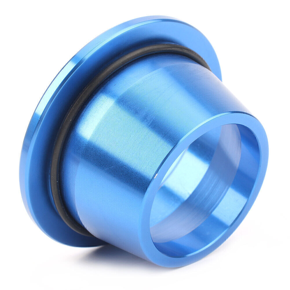 CNC Motorcycle Exhaust Pipe Cover Ring Cap Tip Fit for Yamaha T-max 530 2017 18 BLUE