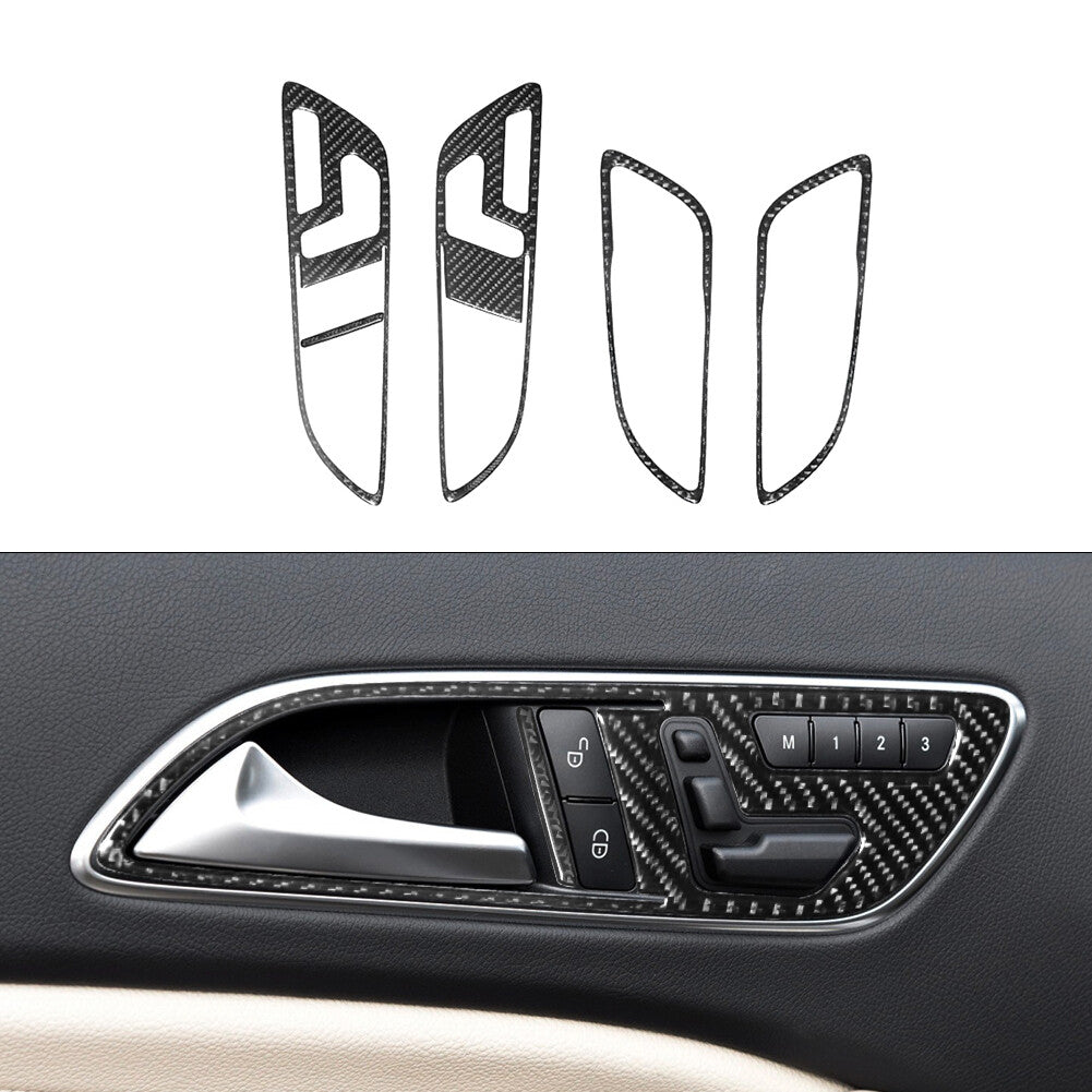 5X Front Door Handle Trim Cover for Mercedes Benz CLA 2014-2018/GLA 2015-2018