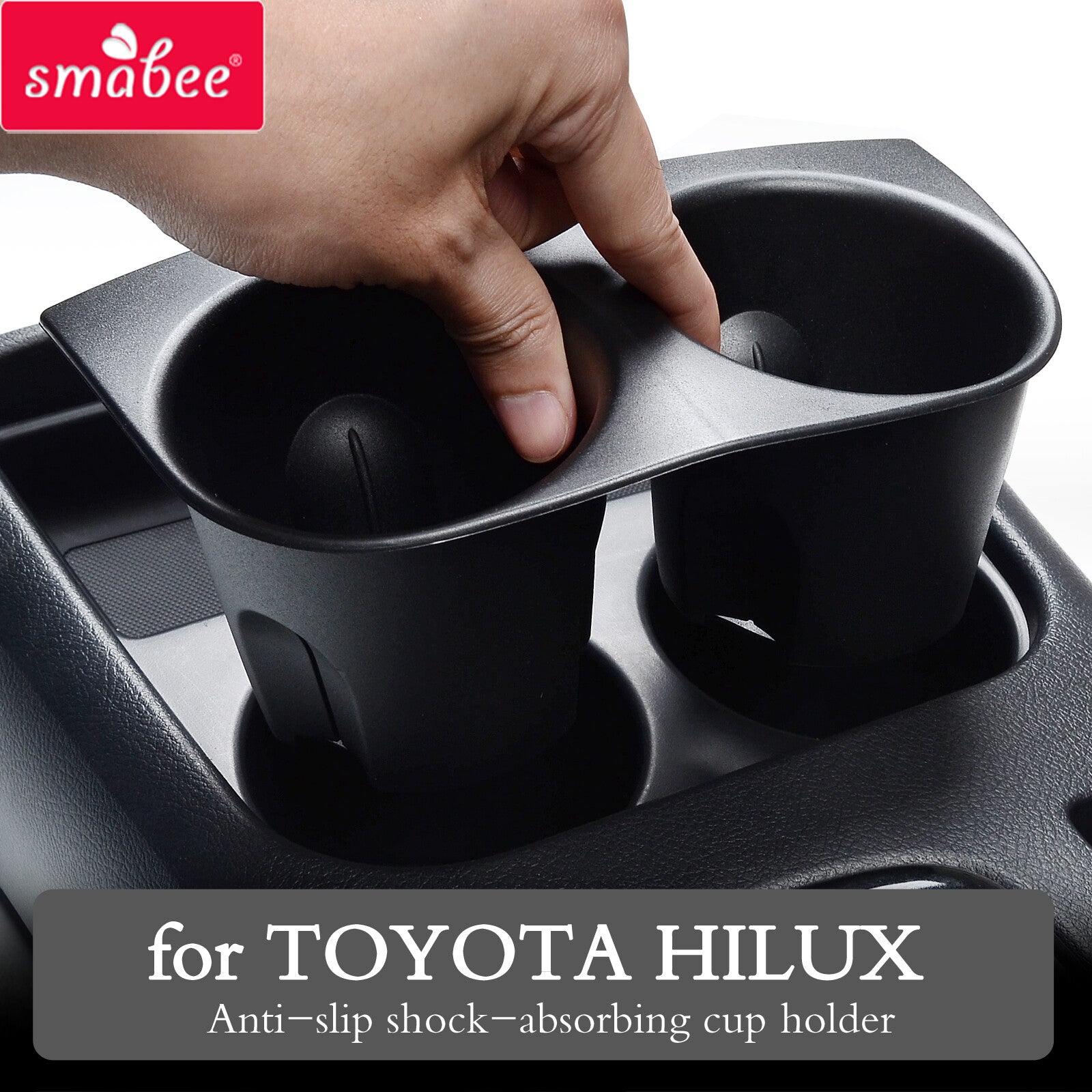 Water Cup Holder Storage Box for Toyota Hilux SR5 4x4 2015 - 2022 REVO Central
