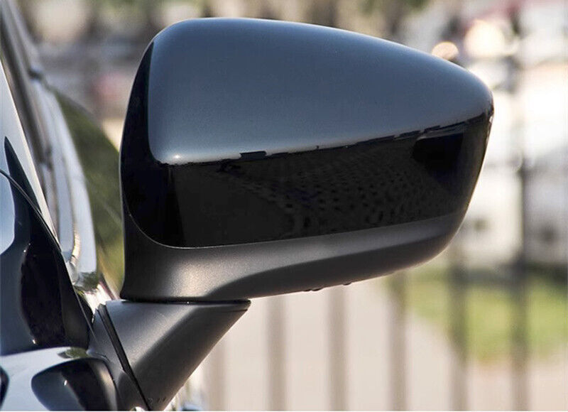 Left Black Rear View Side Mirror Cover Shell Cap for Mazda CX5/CX-5 2013-2014