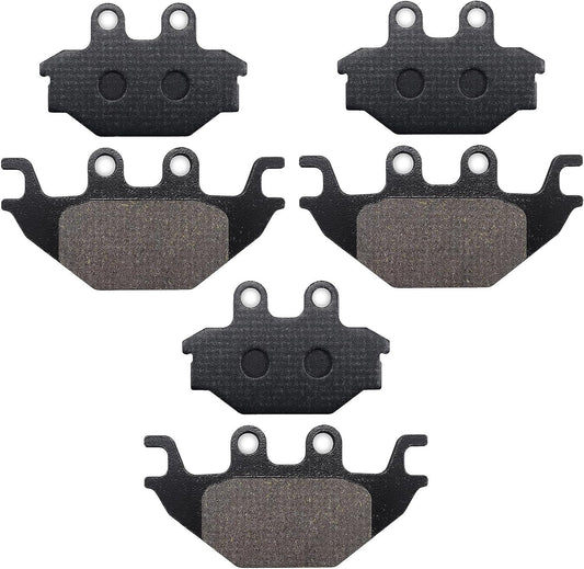 Front Rear Semi-Metallic Brake Pads for Quadlander 300 600 ARCTIC CAT 250 300