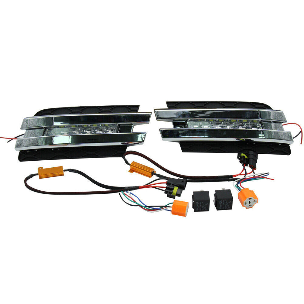 2X LED Daytime Running for Mercedes-Benz X164 GL450 2007-2012 Fog Light Lamp