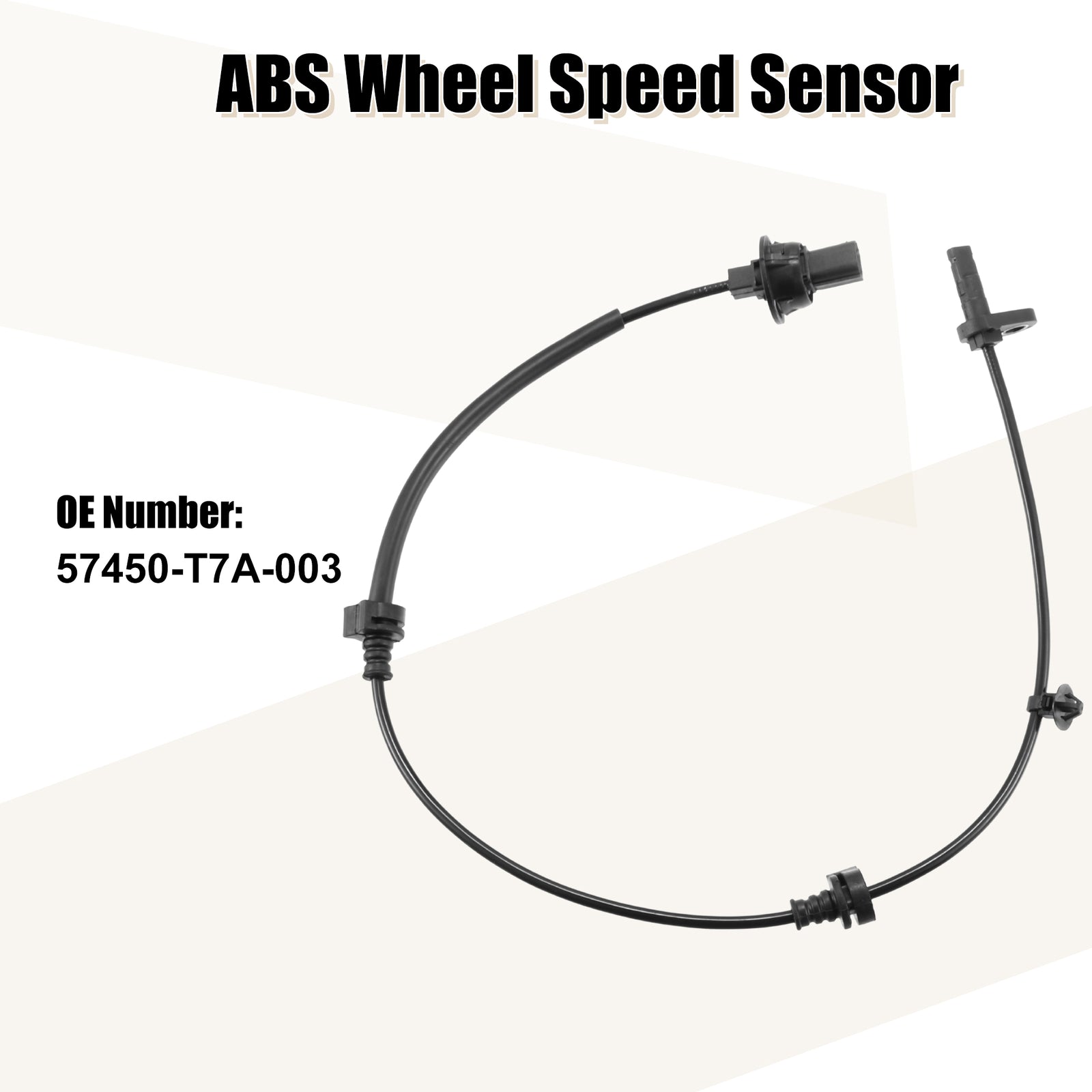 Wheel speed sensor 57450-T7A-003 for front right ABS of HRV XRV Vezel 1.8L and 1.5L vehicles.