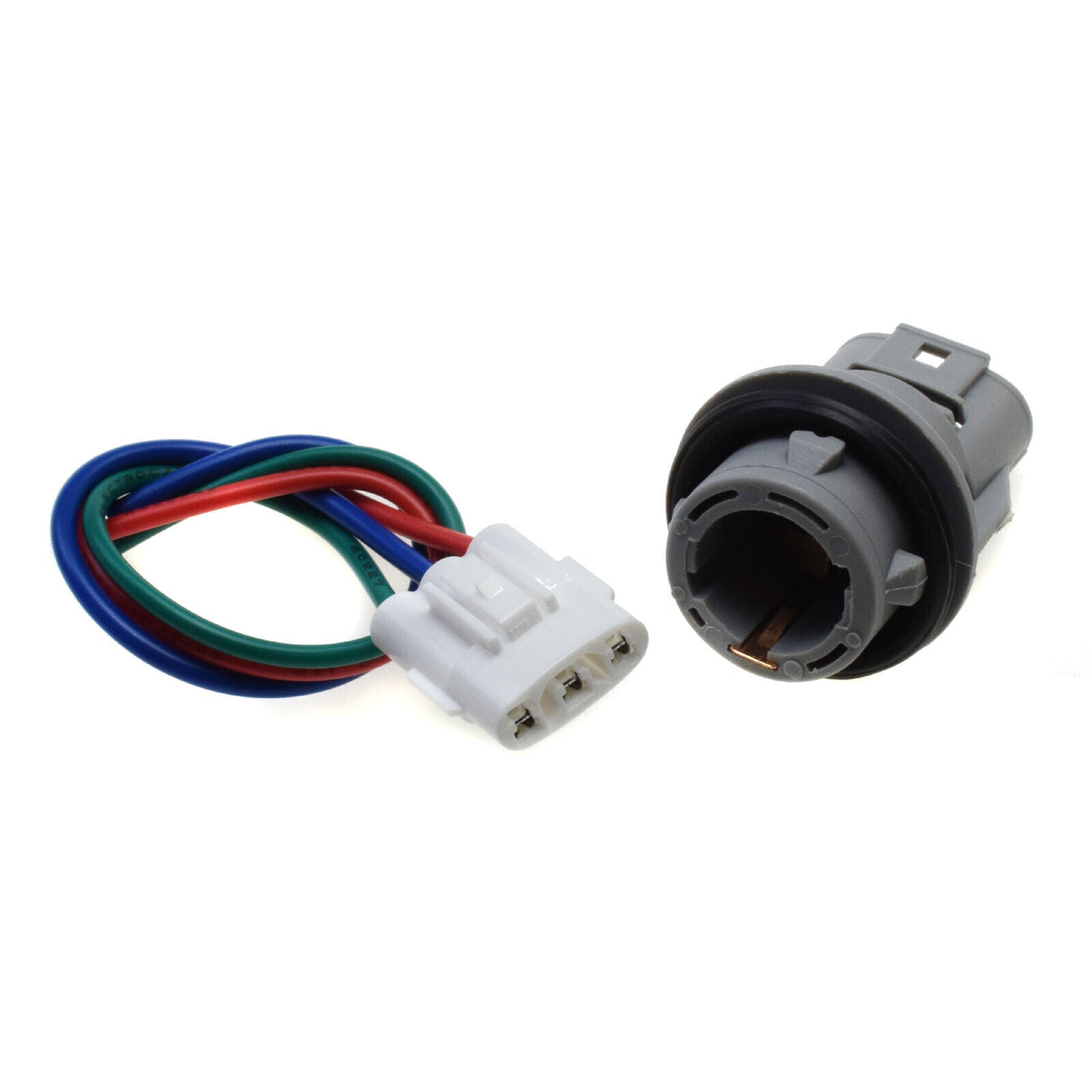 Front turn signal flashing bulb socket and connector wiring harness for Acura for Honda
