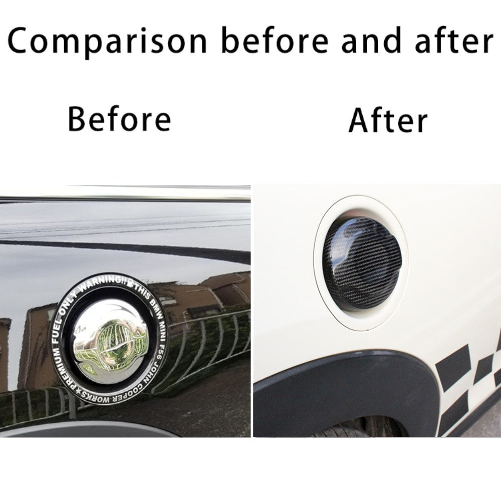 for Mini Cooper F55 F56 F57 2.0L Carbon Fiber Gas Tank Fuel Cap Cover Accessory