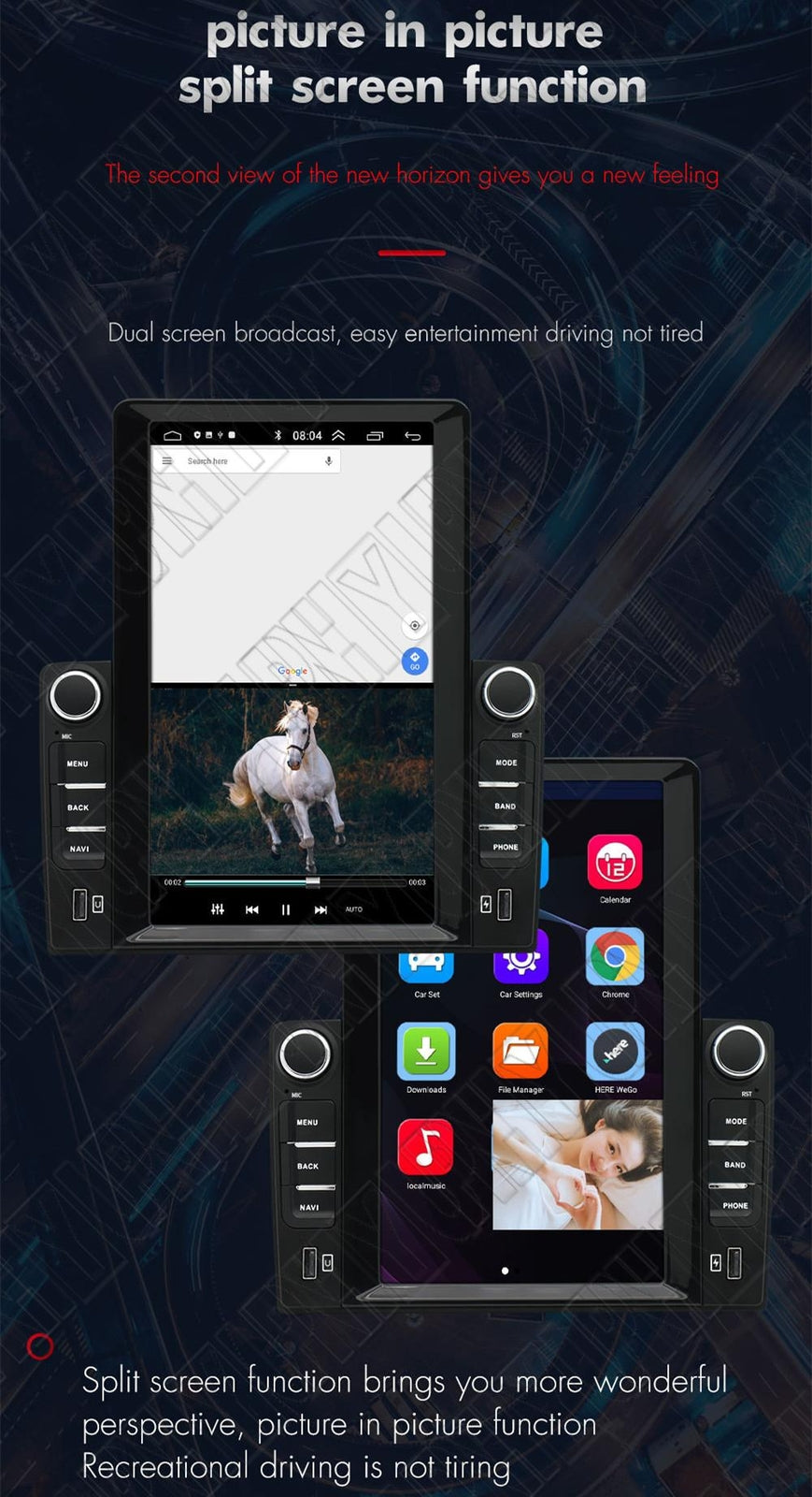 For 2013-19 for Ford Transit Custom Android12 Radio Stereo GPS Navigation WIFI 10.1