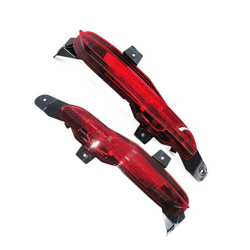 for Range Rover Velar P380 2018-2019 Pair Rear Bumper Fog Lamp Reflector Light