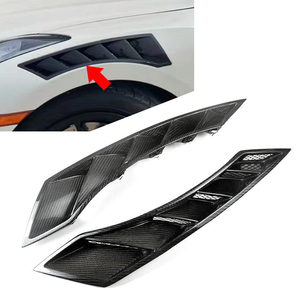 Front Fender Air Intake Vent Cover Trim for Nissan R35 GTR 2008-2017