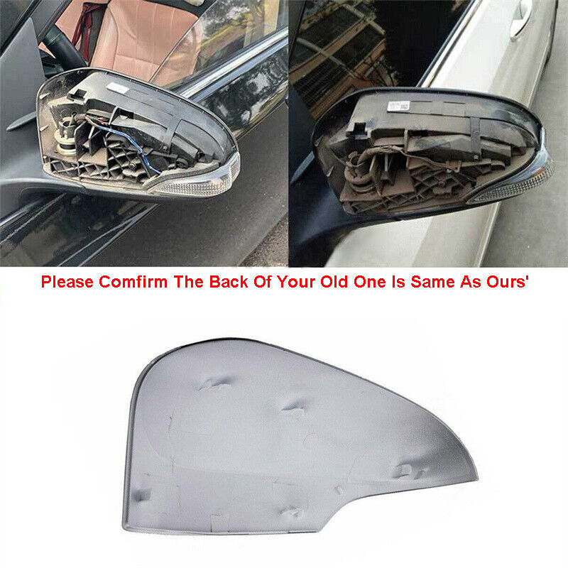 Gray Left Side Rearview Mirror Cap Cover Shell Fit for Toyota for Corolla 2014-2018