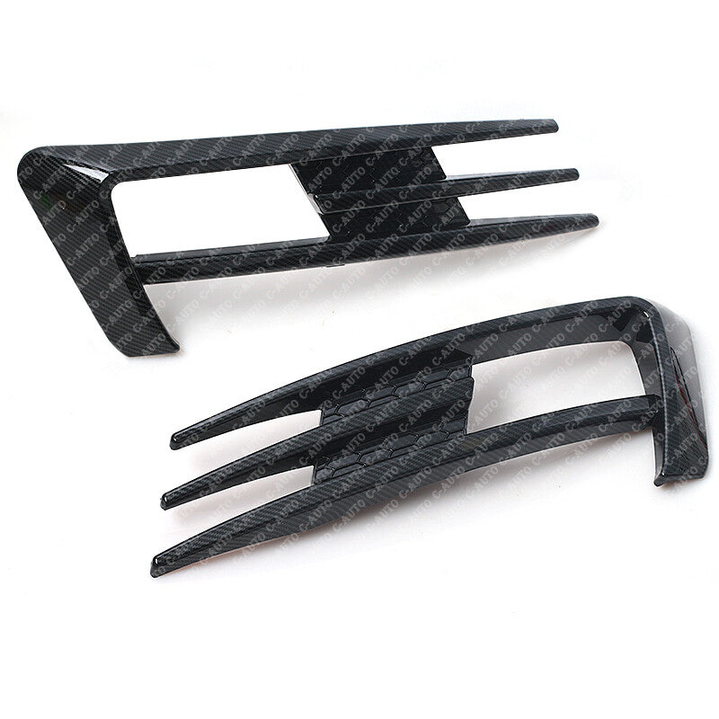 Gloss Black Fog Light Cover Bumper Grille Trim for VW for Golf 7 MK7 14-2017