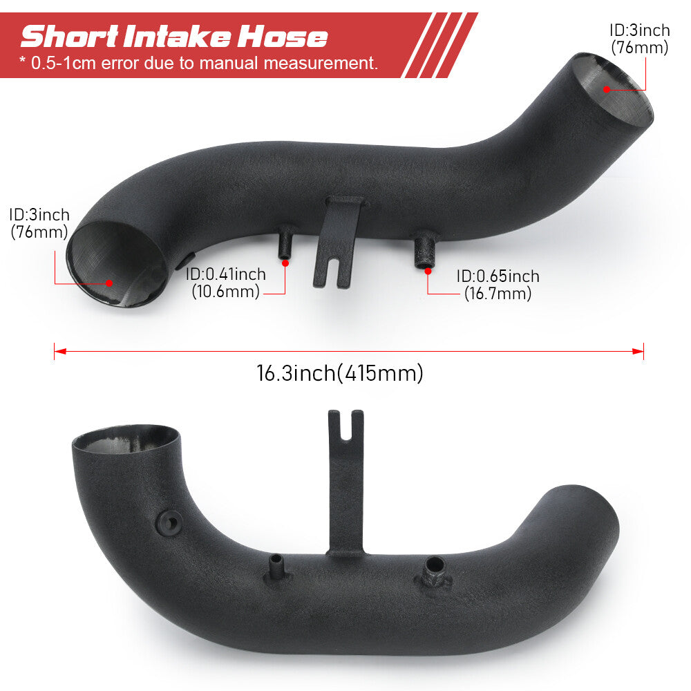 Cold Air Intake Filter Induction Pipe Power Flow Hose System for Honda CRV 02-06