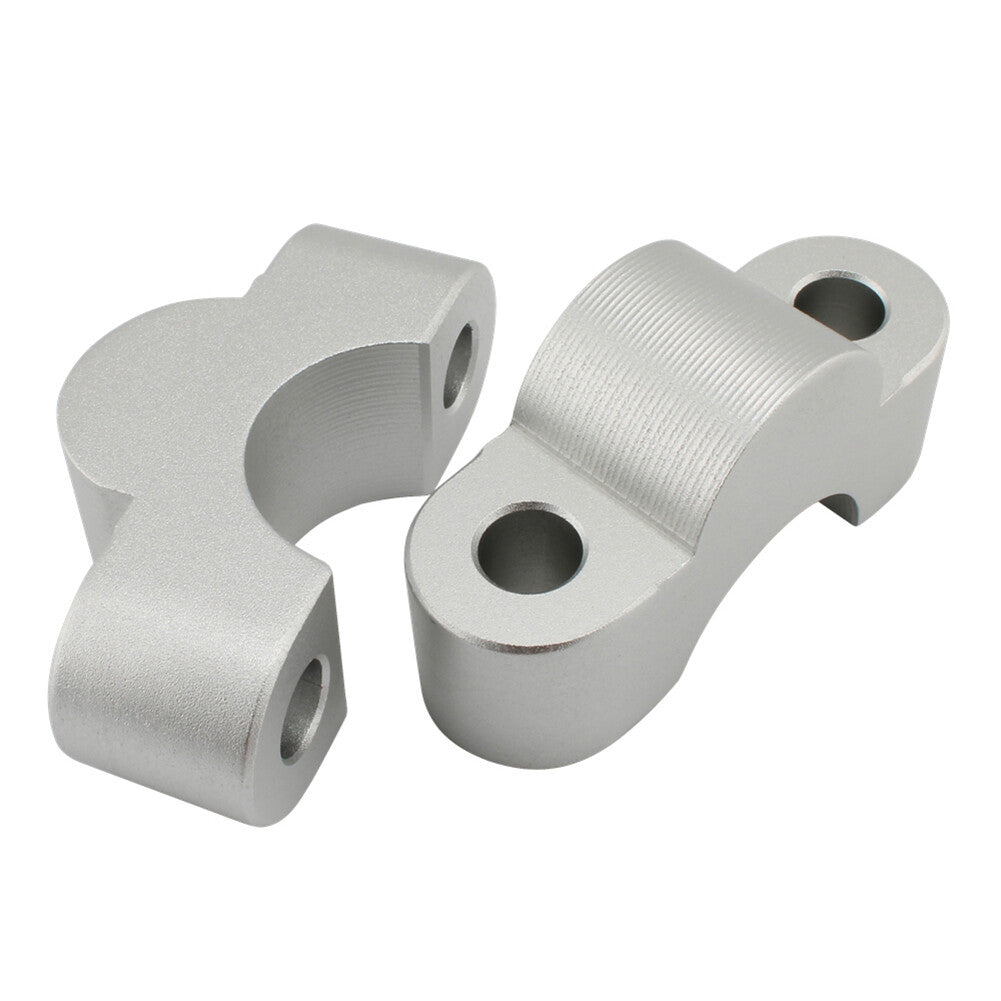 Handlebar Risers Handle Bar Lift Clamp Adapters for BMW S1000XR 2020-2023 Silver