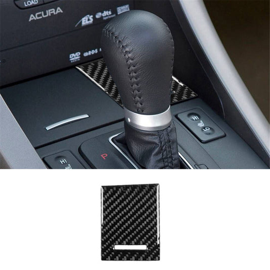 Carbon Fiber Interior Power Outlet Cover Trim Sticker for Acura TSX 2009-2014