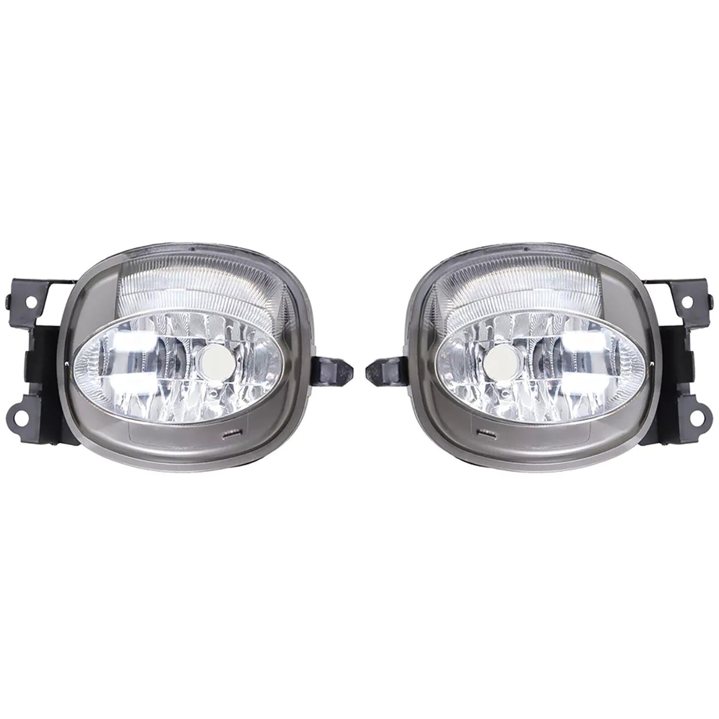 1 Pair Bumper Chrome Fog Light Fog Lamp Kit for Lexus ES350 2007 2008 2009