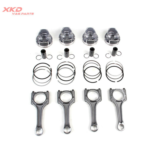 4 EA888 2.0T 23mm piston rings and connecting rods suitable for Volkswagen for Golf , for Jetta , for Passat , for Audi A4, Q3, Q5