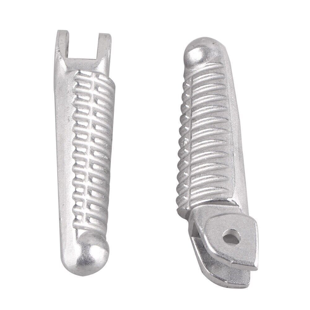 Rider Front Foot Pegs Footrests Set for Ducati 848 1098 1198 2008 - 2013 Silver