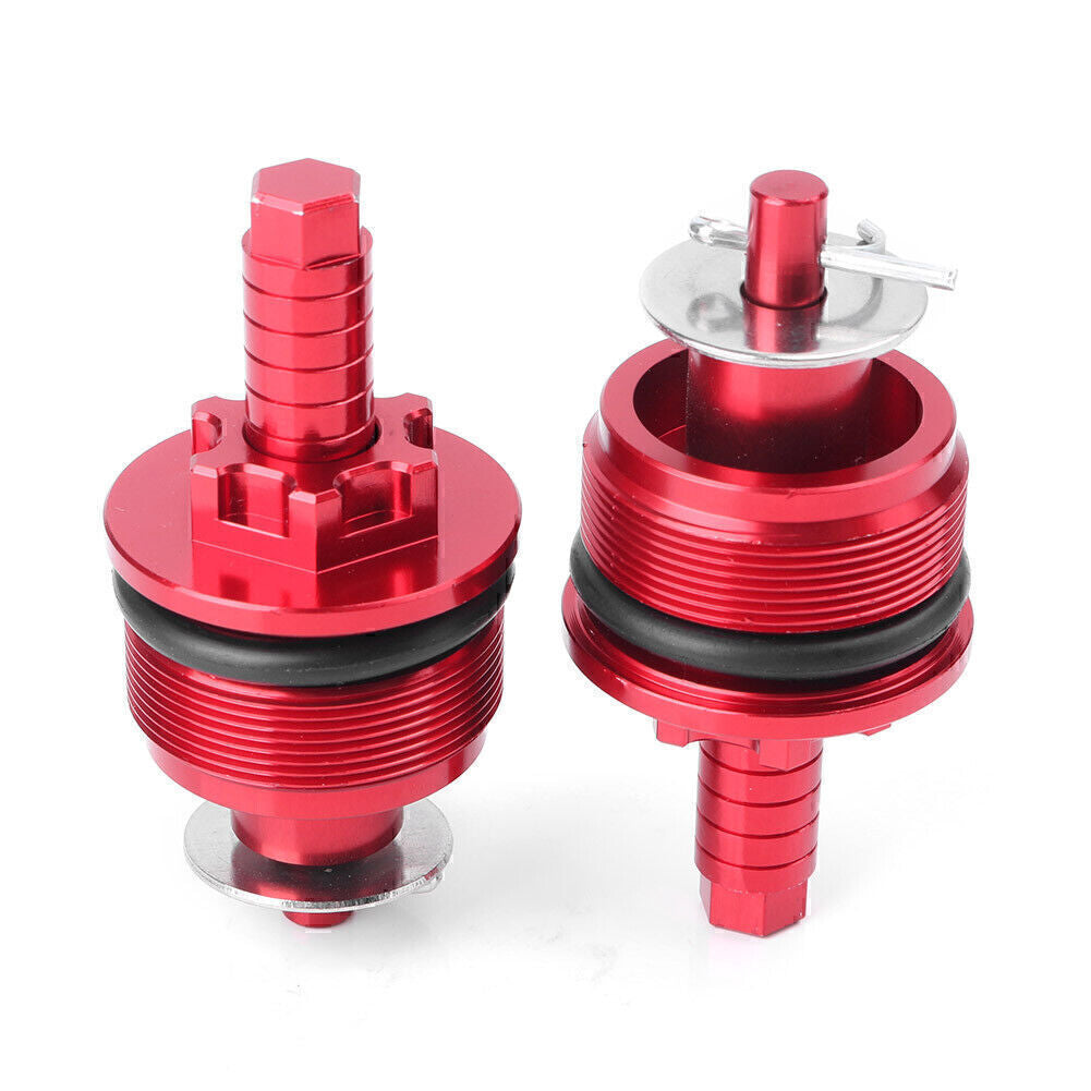 Fit for Honda CMX250CNC Front Shock Absorber Regulator Adjuster Bolt Screw RED