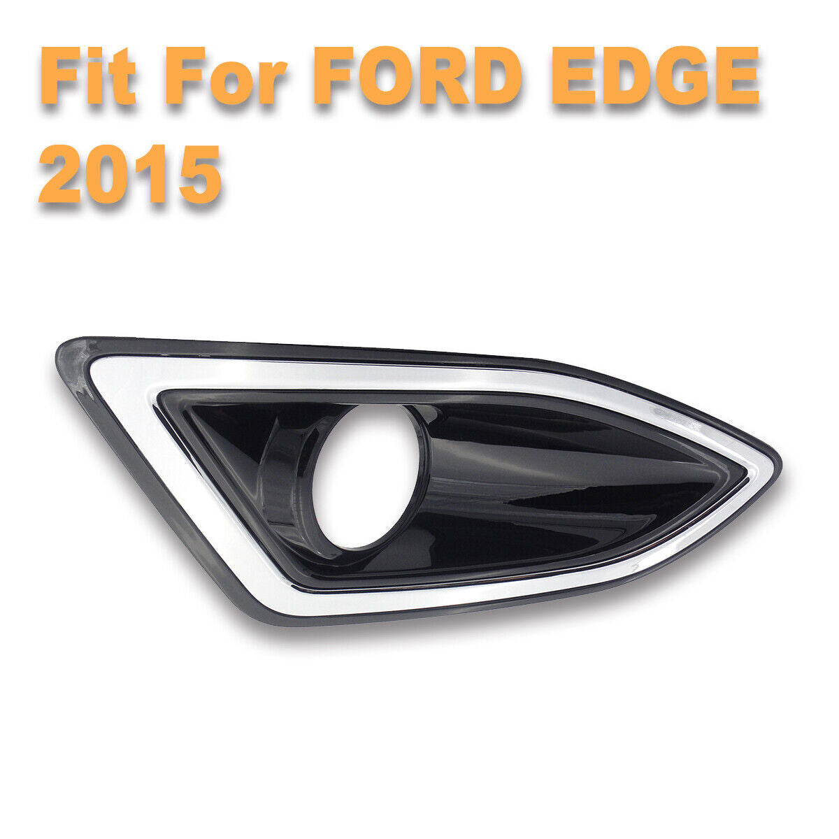 Front Fog Light Lamp Cover Bezel Trim Right Passenger Side for Ford Edge 2015