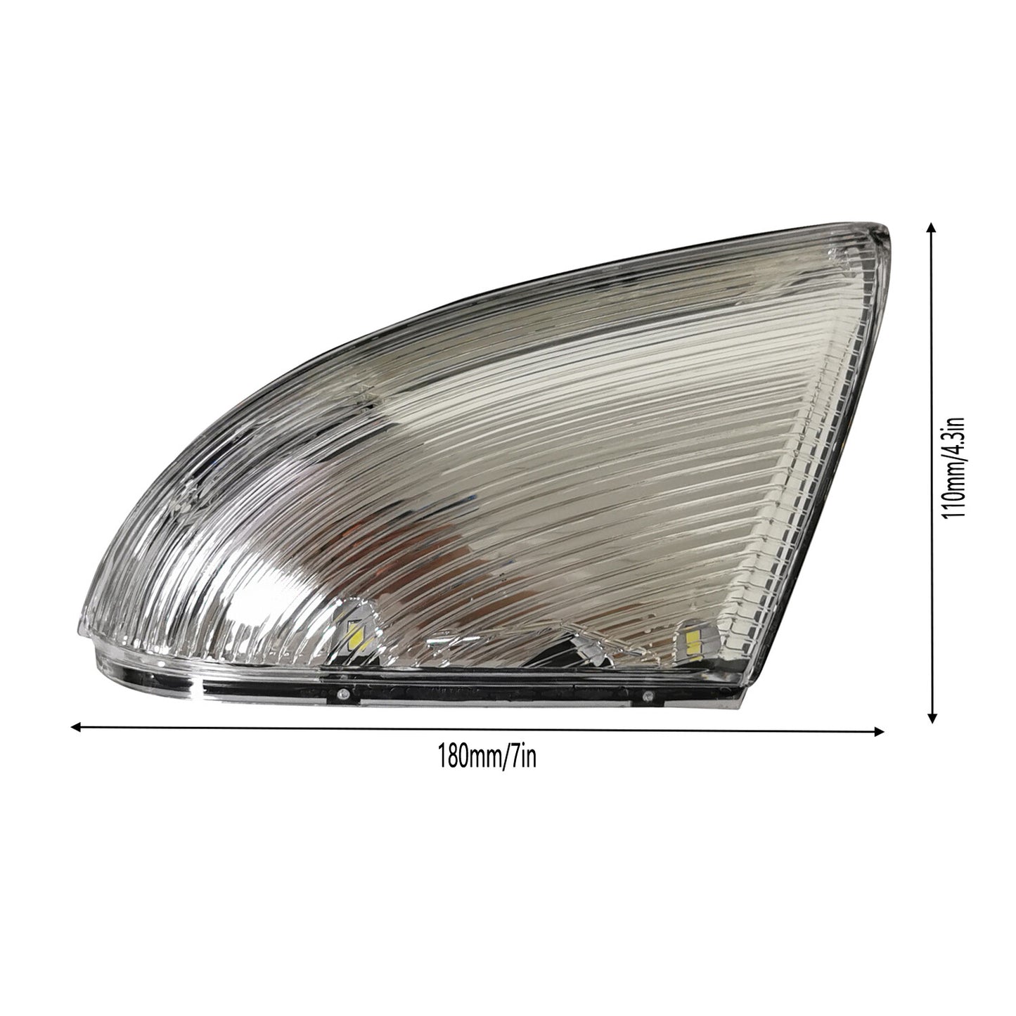Passenger Mirror Turn Signal Puddle Light Lamp For 09-14 for Dodge for Ram 1500 2500