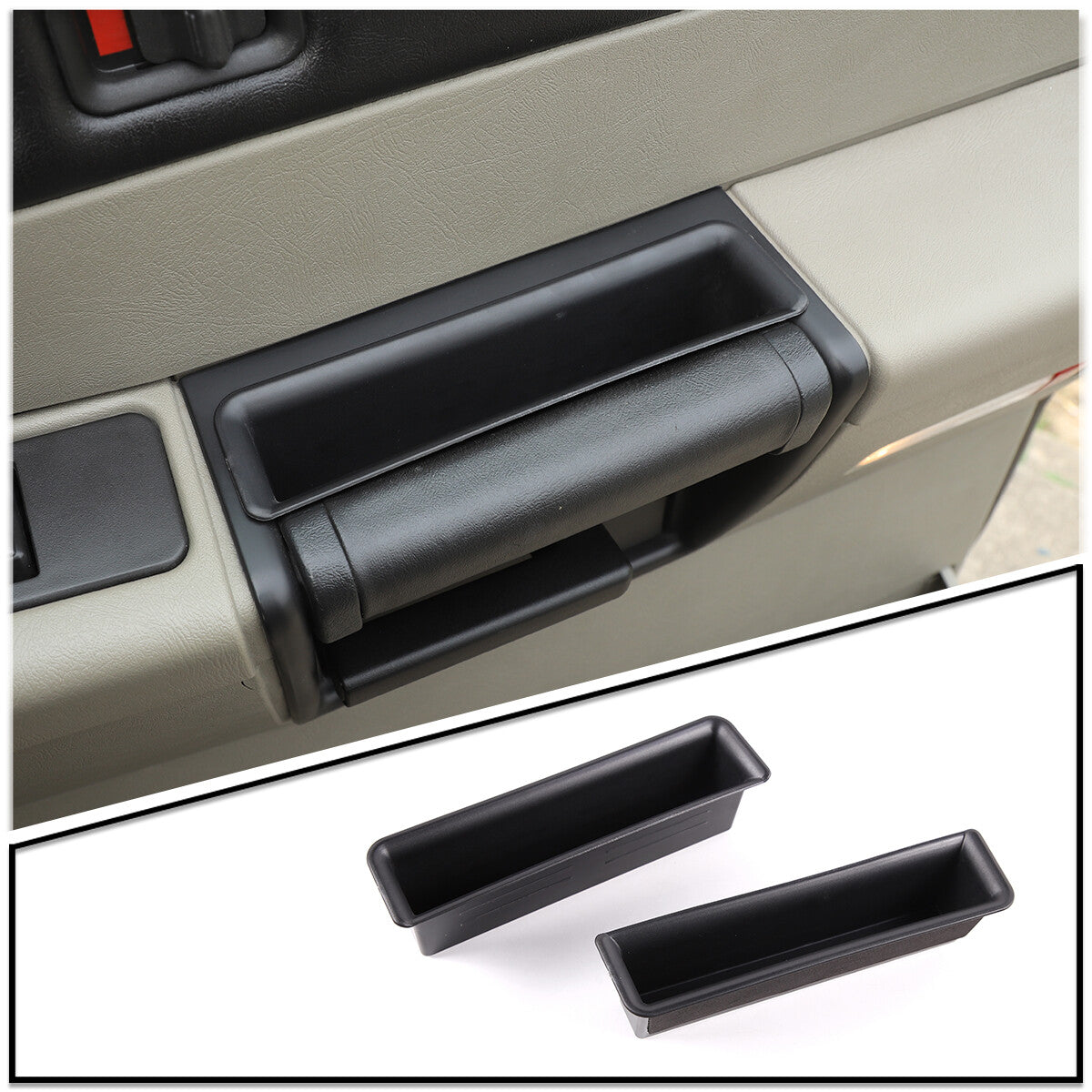 Sleek black side mirror cap trim for Range Rover Evoque 2014 - 2021