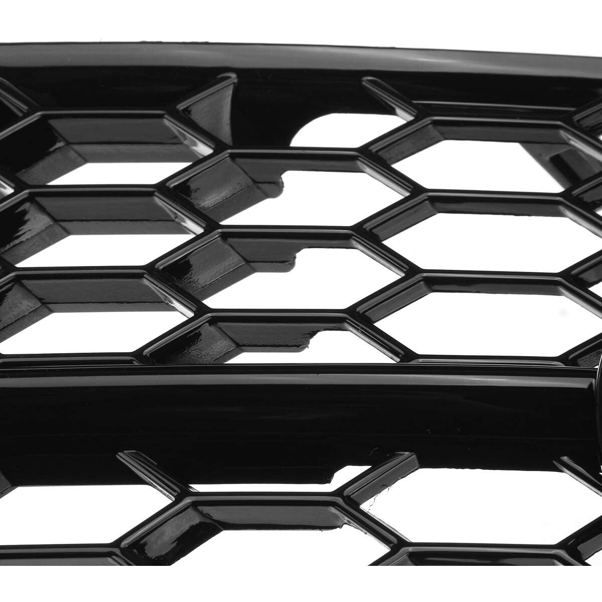 Chrome front bumper fog light grille cover honeycomb design suitable for Audi A6 C6 S-line 08-11
